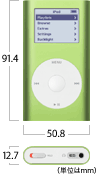 iPod mini dimensions